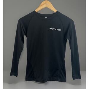 Findci Men's Long Sleeve Compression Shirt – Performance Athletic Fit Black Sz S